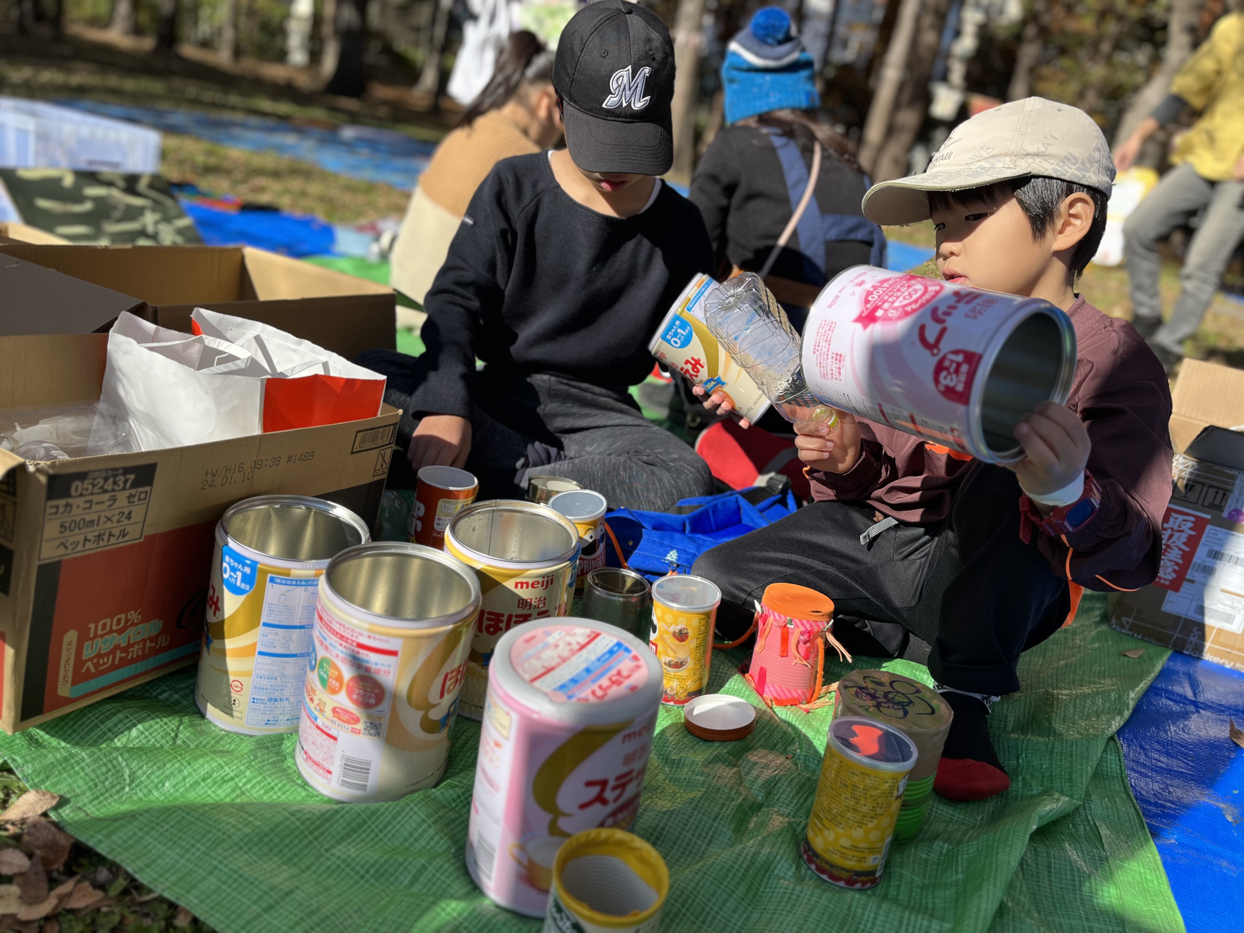 写真:「みんなが森のおんがく隊!」