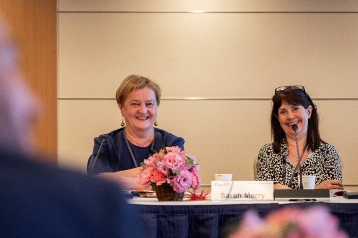 会議中の一コマ