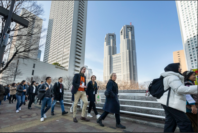 画像：ウォーキングの様子①