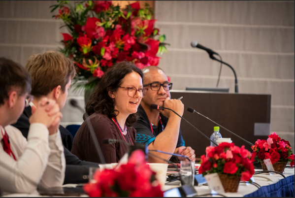 画像：活発な意見交換（ベルリン）