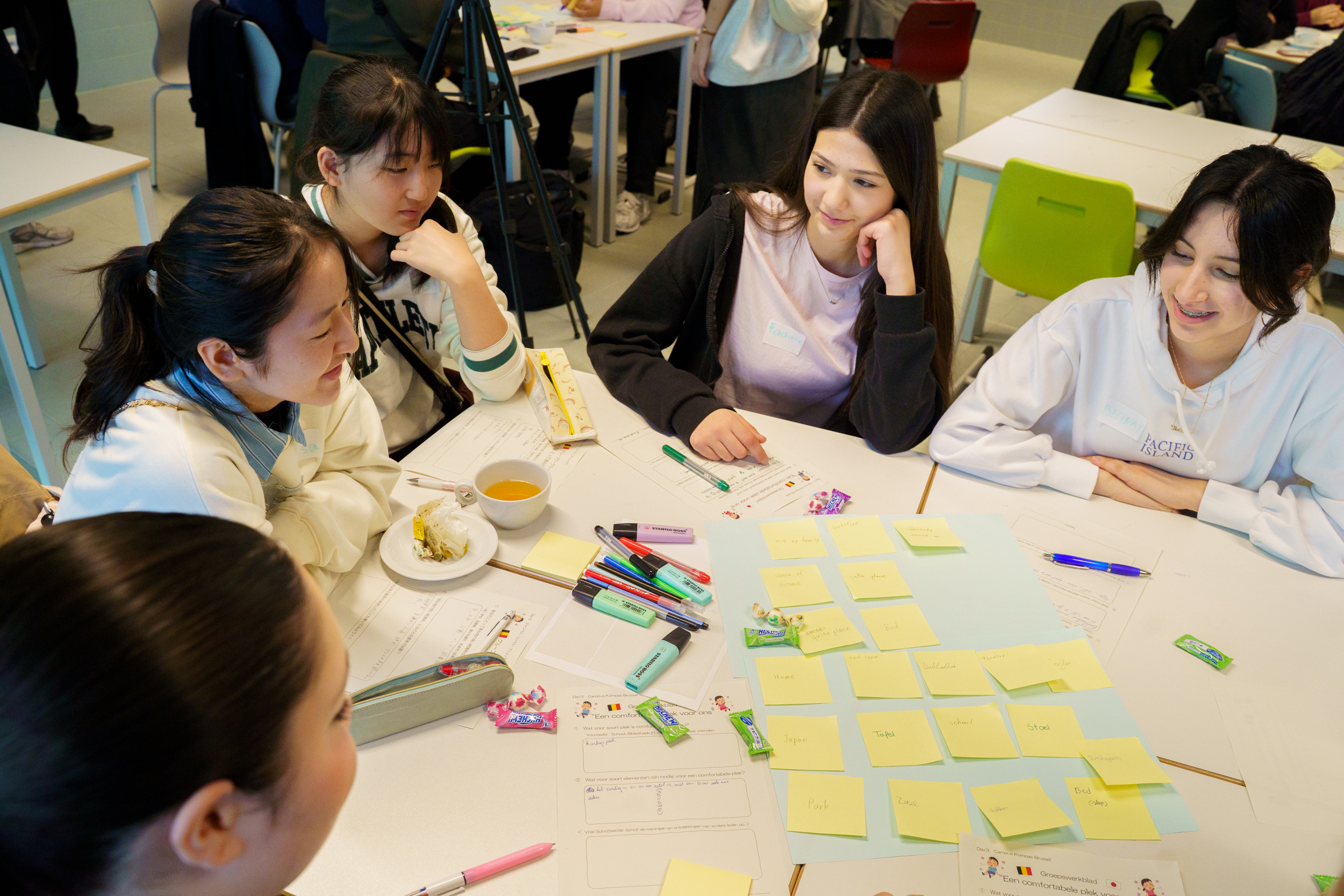 ブリュッセル市内中等教育学校交流