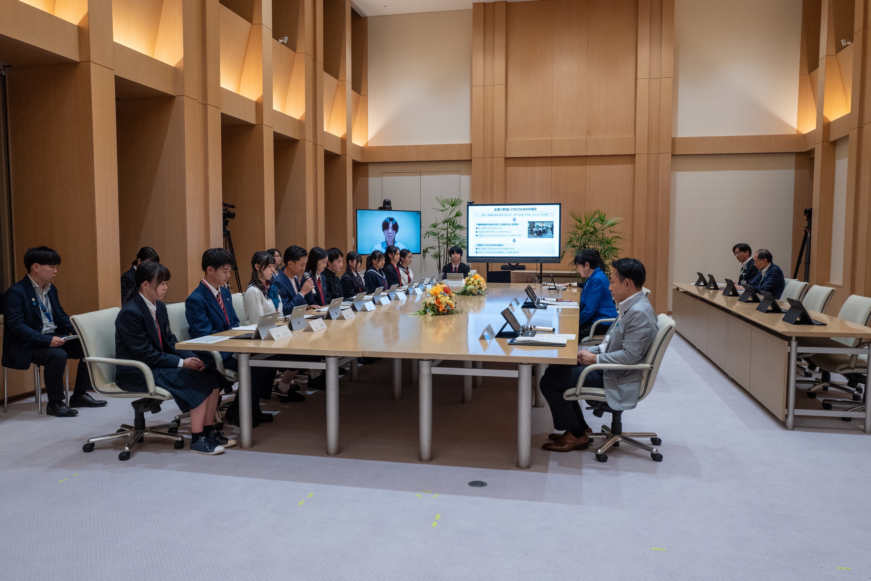 画像：政策提案の様子①